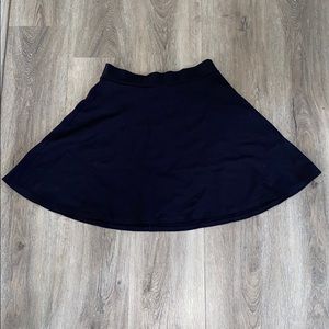 LARGE Charlotte Russe Black Skater Skirt